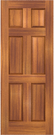 Raised  Panel   Napa  Teak  Doors